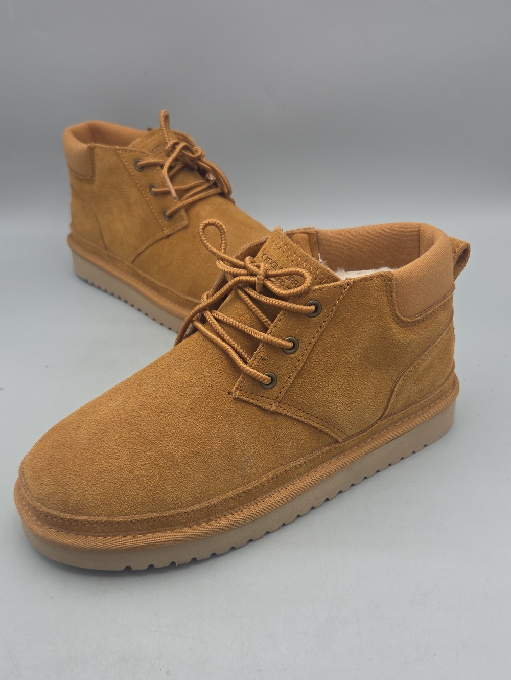 Koolaburra by UGG Chukka Boot Suede Chestnut Women 7 Lace Up